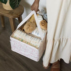 Tiny Twinkle Diaper Caddy Organizer – Foldable Baby Storage Basket - Image 6