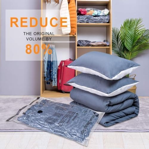 GONGSHI Vacuum Storage Bags for Clothing, 28-Piece Set - Image 6