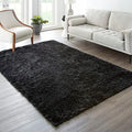 Ophanie 7x9 Black Rugs for Living Room, LargeFluffy Shag Fuzzy Plush Soft by Ophanie