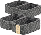MiniArk Small Storage Baskets for Organizing | Closet Organizer Bins | Shelf by MiniArkStorageBasketsHome