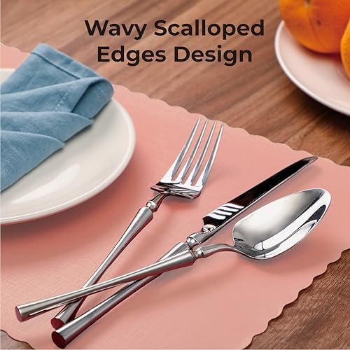 Fit Meal Prep 1000 Pack Disposable Paper Placemats, 14 x 10 Inch Pink - Image 3