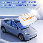 SINGARO Car Windshield Sun Shade, Foldable Reflective Sun Shade - Image 6