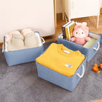 Storage Bins with Sturdy Cotton Handles, Fabric Storage Baskets - Image 3