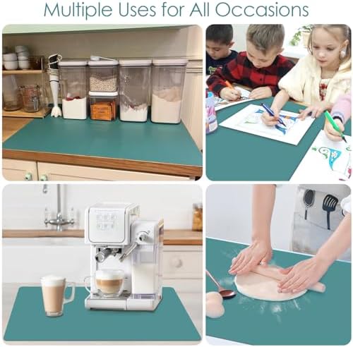 Extra Large Silicone Mat for Kitchen Counter 36" x 24" Silicone Table Mat for - Image 5