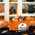 Halloween Basket Gift Cute Pumpkin Ghost Parties Decor Kid Trick or Treat Basket - Image 6