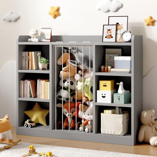 Toy Storage Organizer with 6 Cube, Stuffed Animal Storage by LEFURTURE