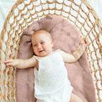 Muslin Bassinet Sheets 2 Pack, Universal Cotton Fitted Baby Mattress Sheet - Image 2