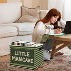 Little Man Cave Boys Storage Bins Box - Image 3