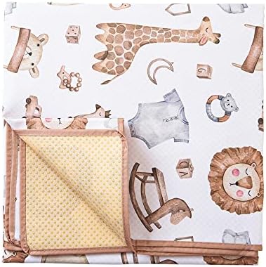 Baby Splat Mat for Under High Chair by MOMIGO