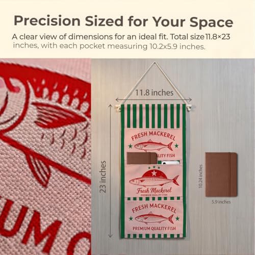 IAXIC Canvas Wall Hanging Organizer - Image 3