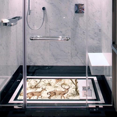 Non Slip Shower Mat Bathtub Mat 15.1x26.8 Inch, Quick Dry Bath Mat - Image 5