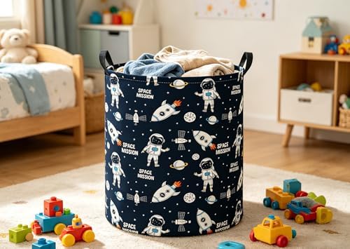 Baby Laundry Hamper kids laundry Basket Waterproof Laundry Bag - Image 3