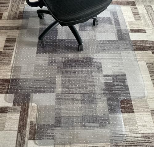 Office Chair Mat for Carpet, 4MM Grip, Heavy-Duty 2.8MM by FKAIINComfortSolutions