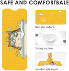 Bathtub Shower Mat 40X16 Inch, for Toddler, Cat Kawaii - Image 6