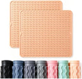 CAKETIME 2 Pack Silicone Dish Drying Mat by CAKETIME