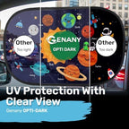 GENANY Space Planet Car Side Window Sun Shades 2 Piece 21 x 14 Inch - Image 4