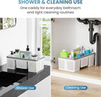 BYUNER Plastic Shower Caddy Dorm: Portable Shower Basket Tote - Image 2