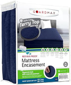 Guardmax Short Queen Mattress Encasement Zippered, 100% Waterproof Mattress by Guardmax