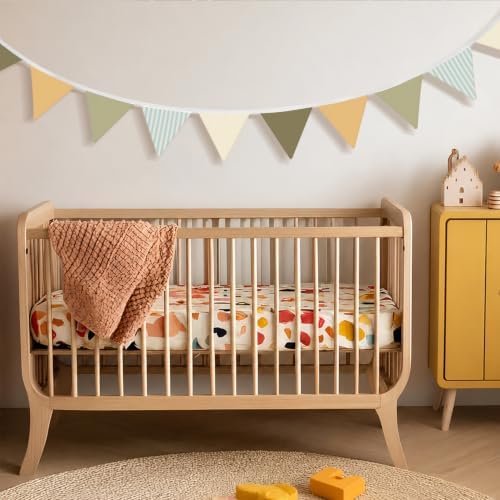 Neutral Nursery Classroom Decor Banner Sage Green Garland Flags - Image 7