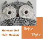 Achart Owl Macrame Wall Hanging-Hand Woven Boho Tapestry-Macrame Wall Decor - Image 4