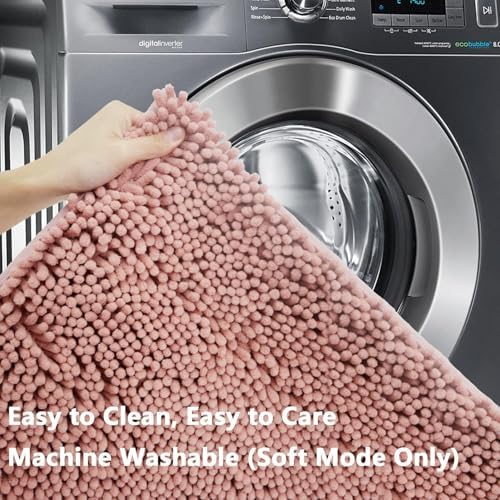 BOANKODU Toilet Rugs U-Shaped, Machine Washable, Bath Mats - Image 7