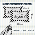 Long Live Boyhood Boys Room Throw Pillow Cover 12x20, Playroom Kids Throw - Image 7