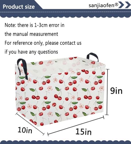 Sanjiaofeng Rectangular Kids Baskets, Kids Storage Bins, Collapsible Storage - Image 7