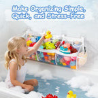 Criusia 2 Pack Extra Large Bath Toy Organizer - Image 7