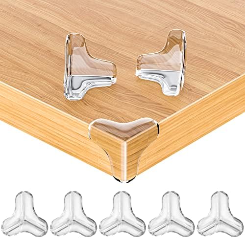8 Pack Large Clear Corner Protectors by TenLaitech