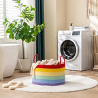 KAKAMAY Large Blanket Basket - Image 4