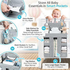 ROYAL RUSU Premium Hanging Diaper Caddy Organizer – Nursery Storage Caddy - Image 3