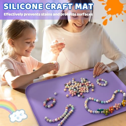AtMini Silicone Art Mats for Kids, Play Sand, DIY Crafts Mat for Kids - Image 6