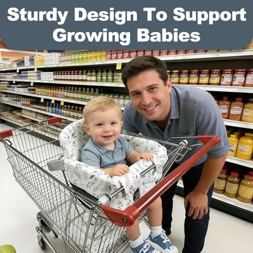 Grocery Shopping Cart Cover for Baby，Baby Comfort High Chair Cover - Image 5