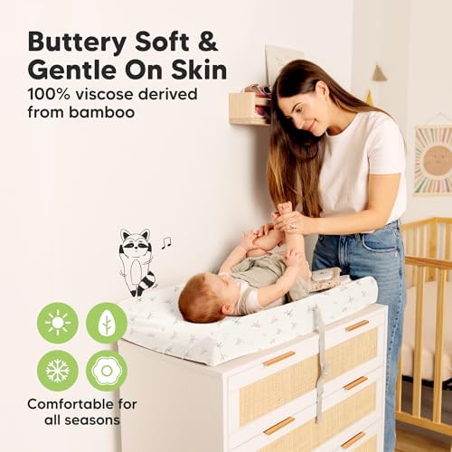 2-Pack Baby Changing Pad Cover for Girl - Image 3