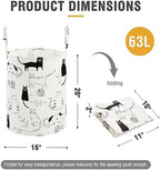 Baby Laundry Basket Nursery Hamper - Image 6
