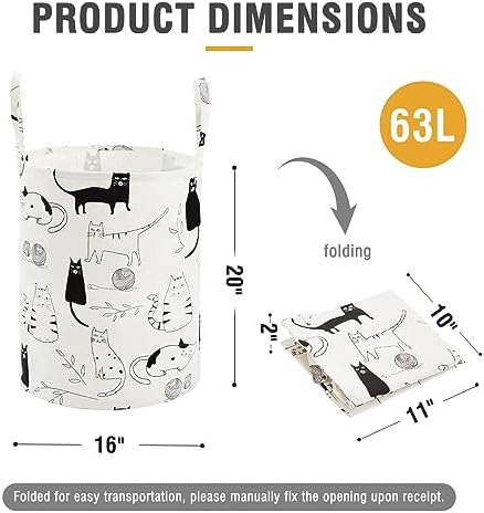 Baby Laundry Basket Nursery Hamper - Image 6