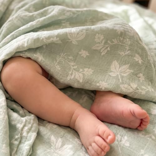 Muslin Swaddle Blankets for Newborn, Cotton Receiving Blanket - Image 5