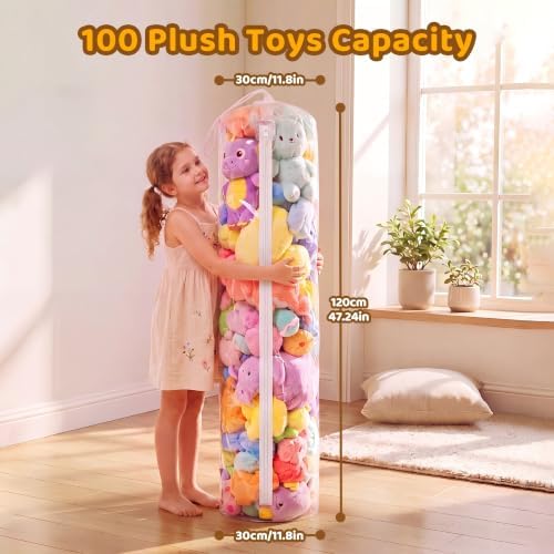 NTYNTY Clear Stuffed Animal Storage Tube - Image 2