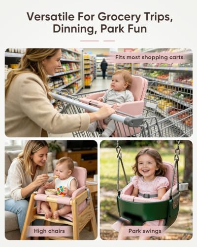 Padded Shopping Cart Seat Cover - Image 4