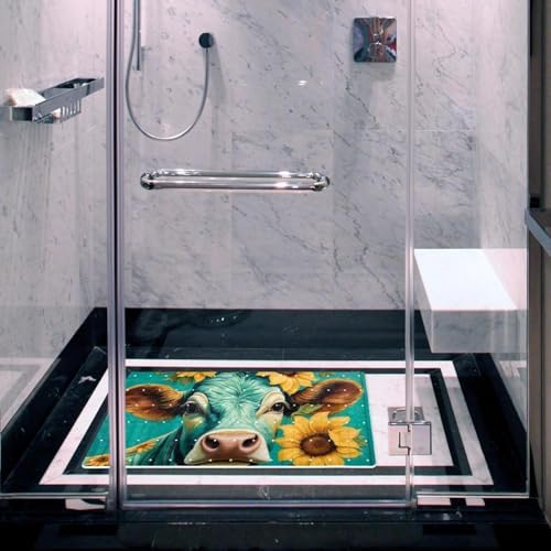 Shower Mat Bathtub Mat, 26.8x15.1 inch, Non-Slip Bath Mat - Image 6