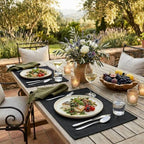 Artoid Mode Black Placemats Set of 4, 12x18 Inch Halloween Washable Holiday - Image 3