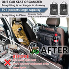 2 Set All in One Car Seat Back Organizer Fit Most Cars SUV Trucks Jeeps - Image 5