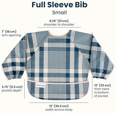 Tiny Twinkle Long Sleeve Bib for Babies & Toddlers | 2-Pack Waterproof Smock - Image 6