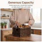 StorageWorks Storage Baskets for Organizing, Hyacinth Storage Baskets - Image 4