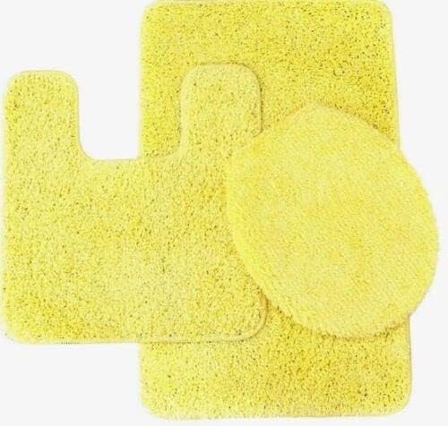 #6 Bath Mat, Contour Mat, and Lid Cover, by Unknown