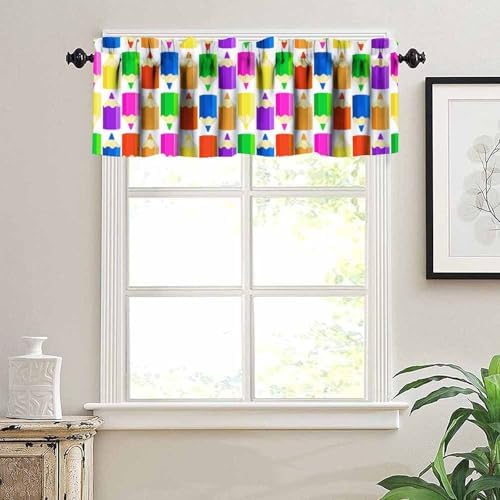 Colourful Crayon Valance Curtain - Image 4