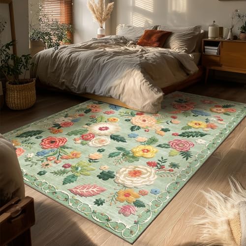 4x6 Bedroom Area Rug Washable: Throw Rugs - Image 4