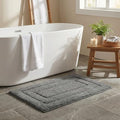 GRANNY SAYS Dark Grey Bathroom Rug 20" x 30", Non-Slip Microfiber Bath Mat by GRANNYSAYS
