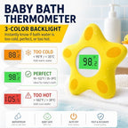 Baby Bath Thermometer for Infant & Toddler, Floating Digital Water Thermometer - Image 2