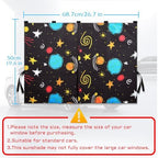 Car Window Shades, 2 Packs Magnetic Car Sun Shades - Image 4